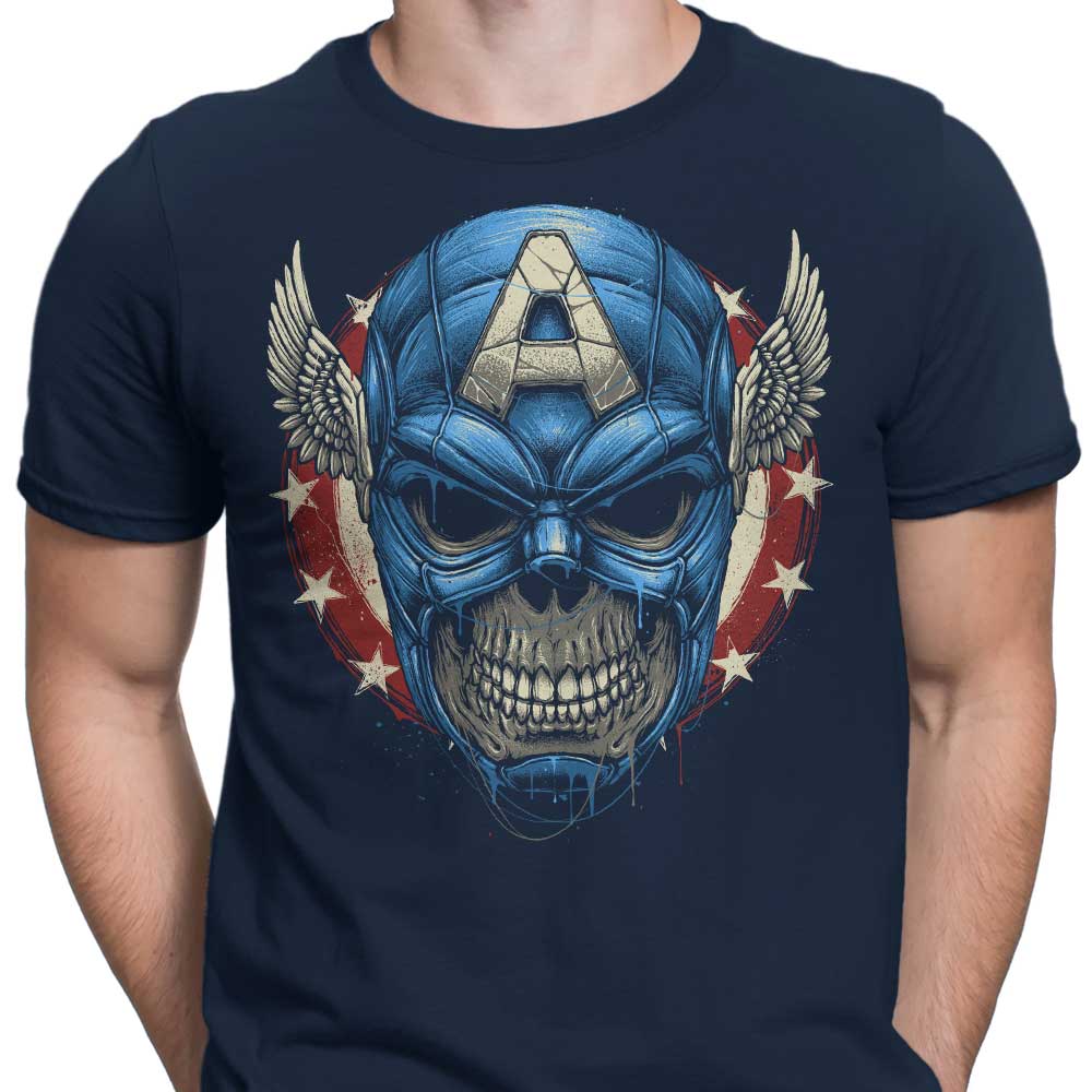 Men's Star Spangled Skull Apparel - T-Shirts in Various Sizes