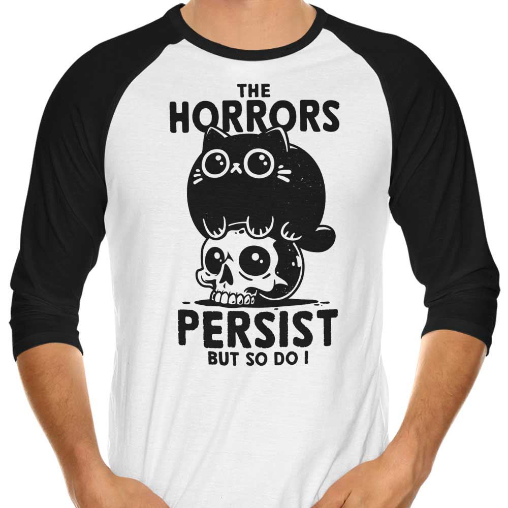 Snouleaf's Horror Survivor 3/4 Sleeve Raglan Stylish T-Shirt