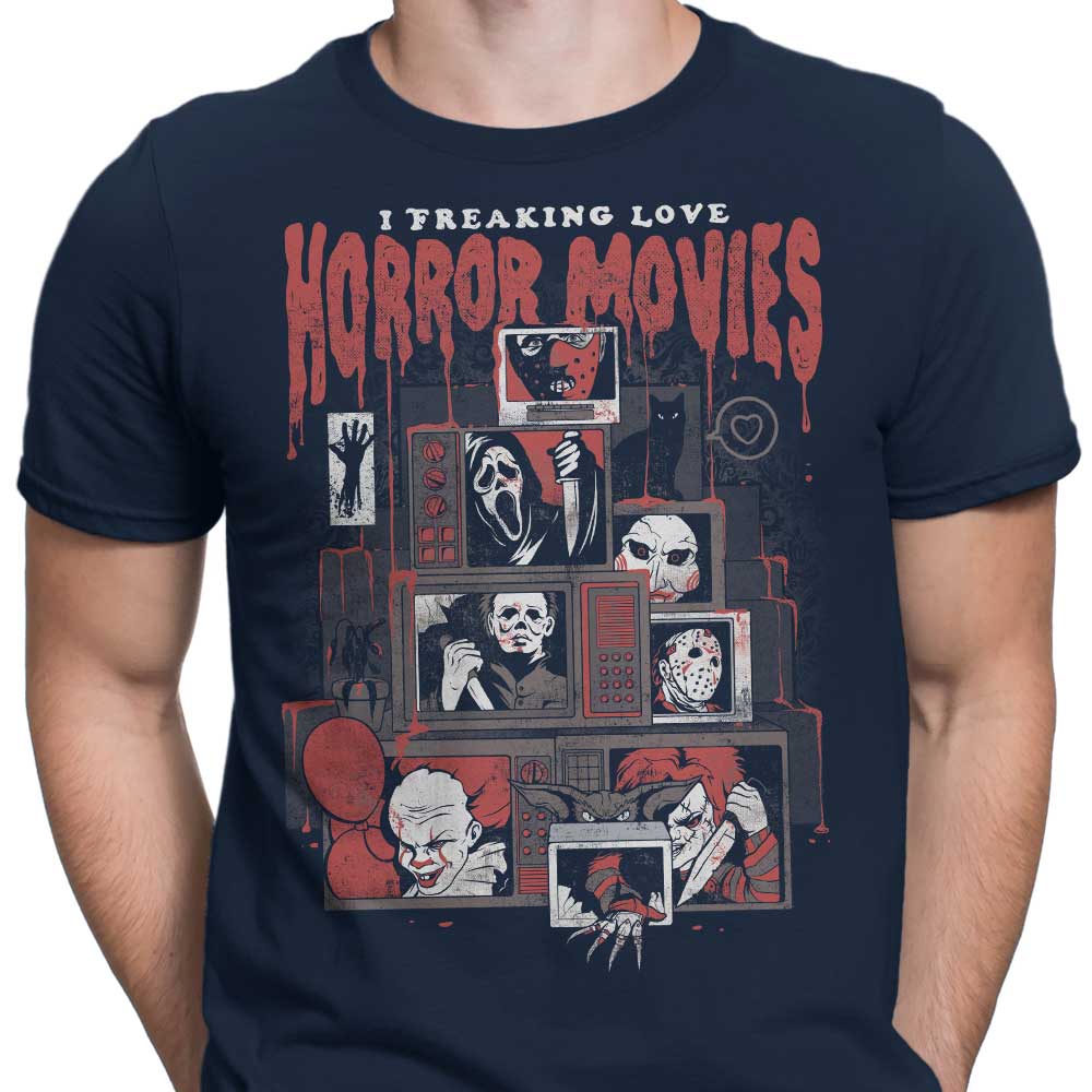 Men's Horror Love-themed Apparel - T-Shirts and Premium T-Shirts