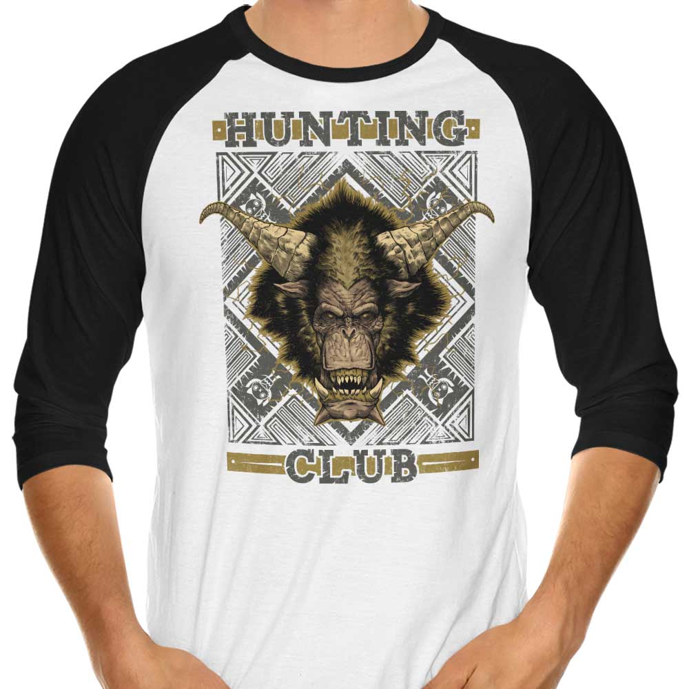 Adam Works Hunting Club Rajang 3/4 Sleeve Raglan Stylish T-Shirt