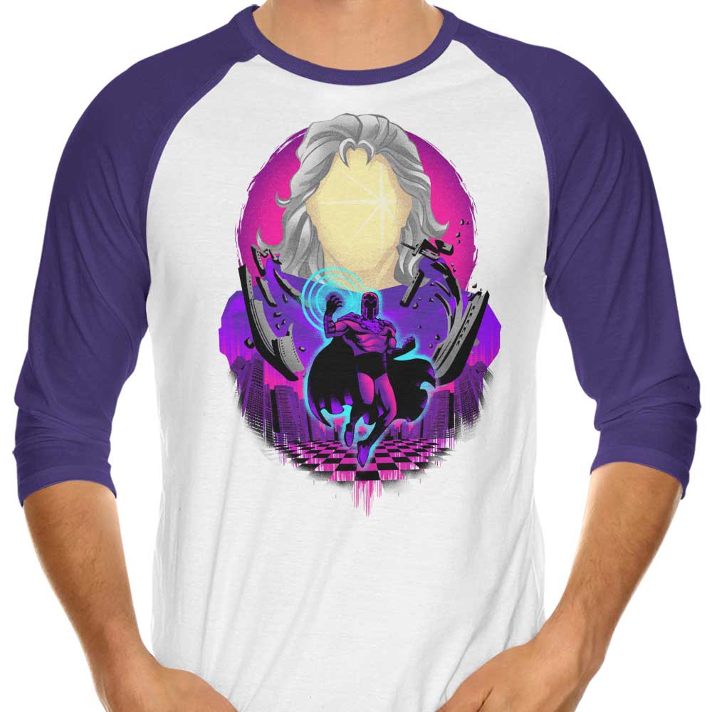 Hypertwenty's Master of Polarity Three - Quarter Sleeve Raglan Style T - Shirt