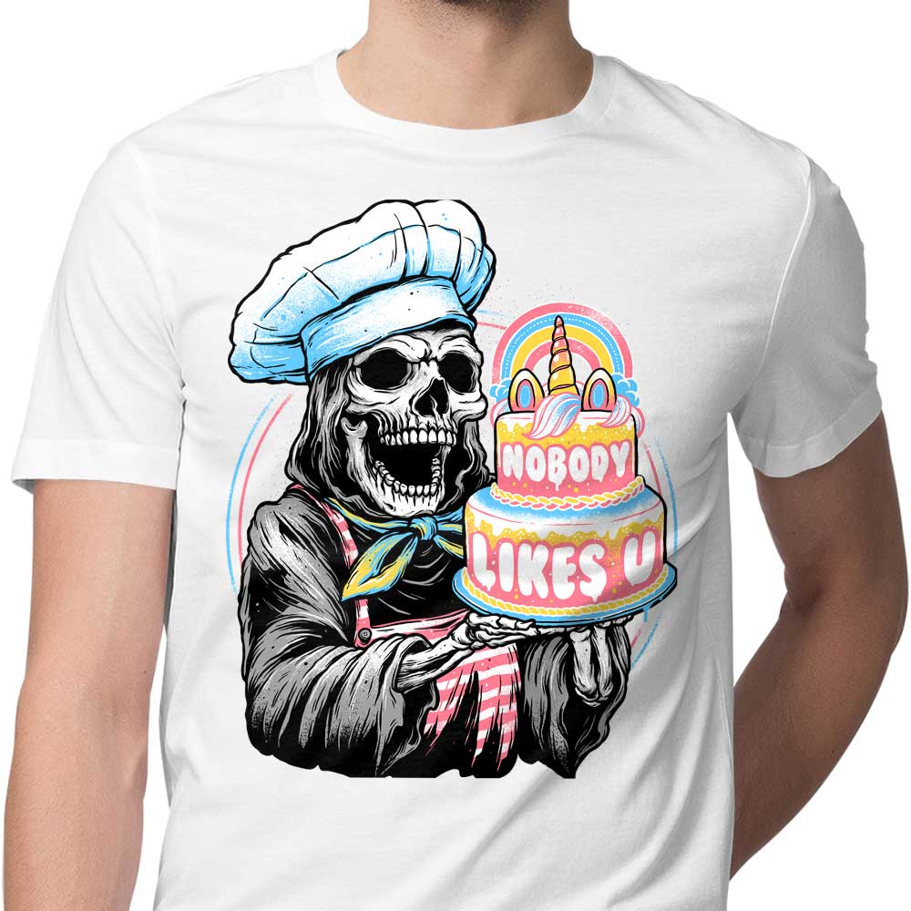 Glitchygorilla's Doom Cake Men's T-Shirts in Various Sizes