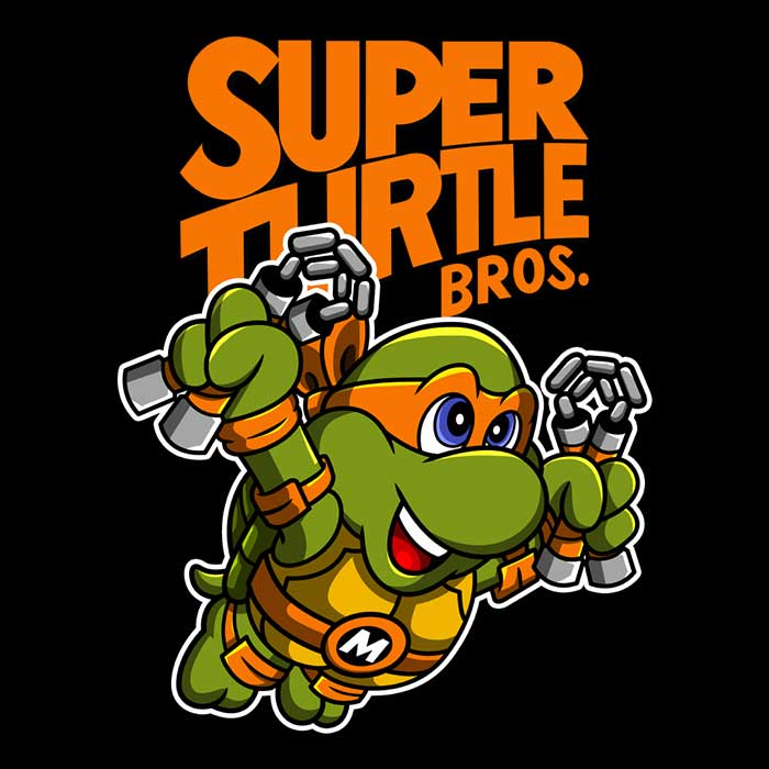 Super Mikey Bros Men's Fashion Apparel - T-Shirts and Premium T-Shirts