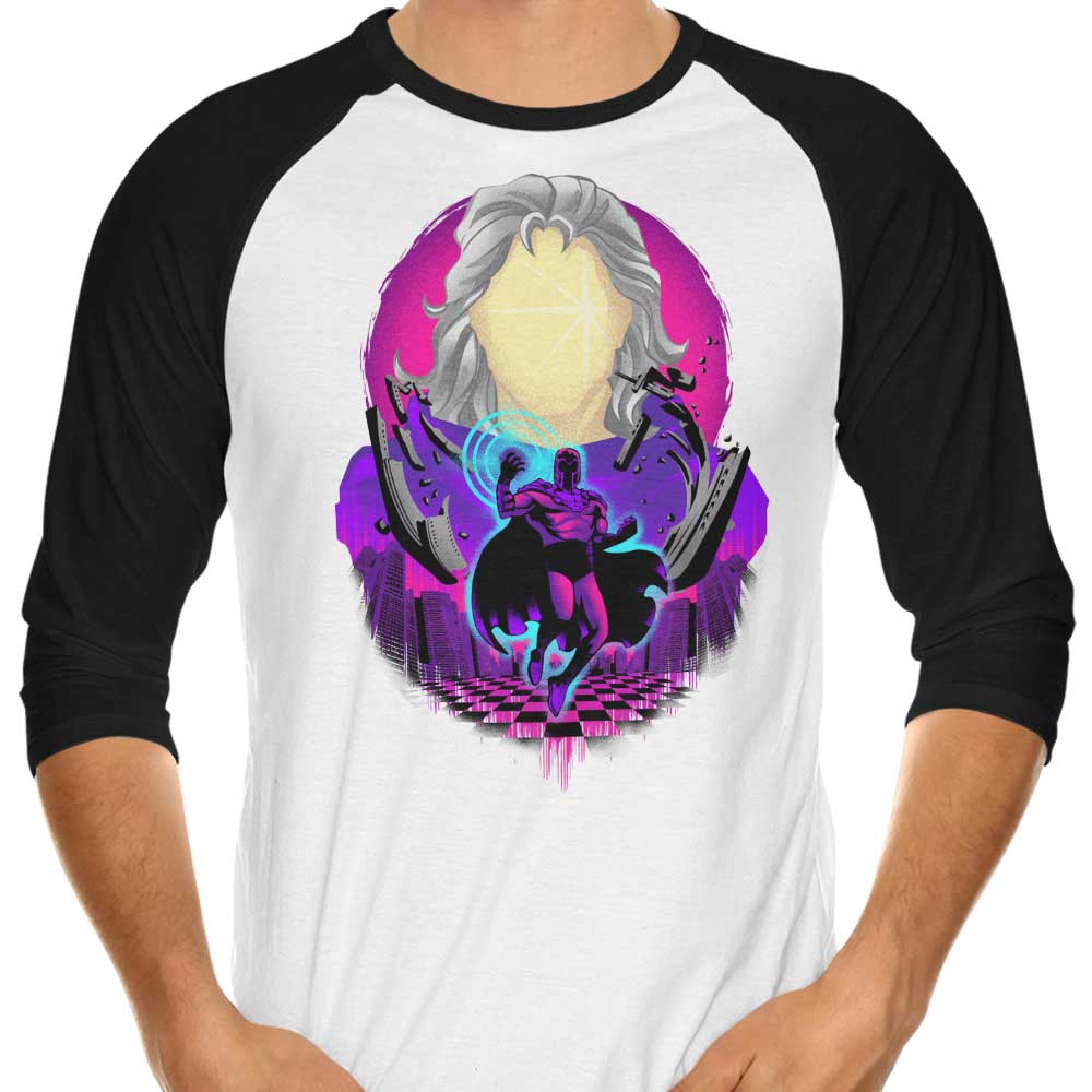 Hypertwenty's Master of Polarity Three - Quarter Sleeve Raglan Style T - Shirt