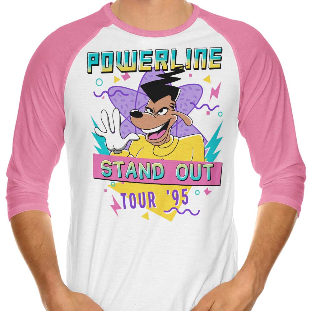 Eye-Catching '95 Tour 3/4 Sleeve Raglan T-Shirt
