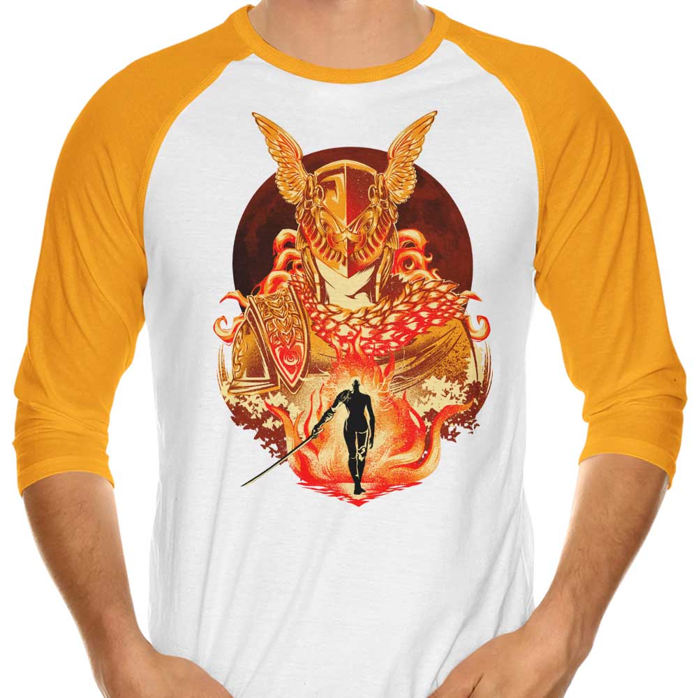 Hypertwenty's Stunning Scarlet Aeonia 3/4 Sleeve Raglan Style T-Shirt for Fashion Enthusiasts