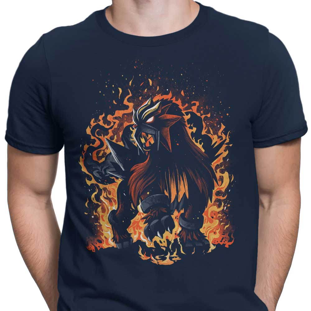 The Fierce Roaring Flames Beast - Stylish Men's Clothing Apparel