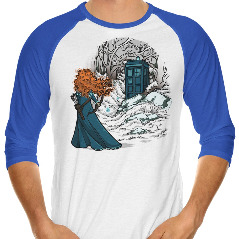 Embrace Your Destiny - 3/4 Sleeve Raglan T-Shirt by Karen Hallion