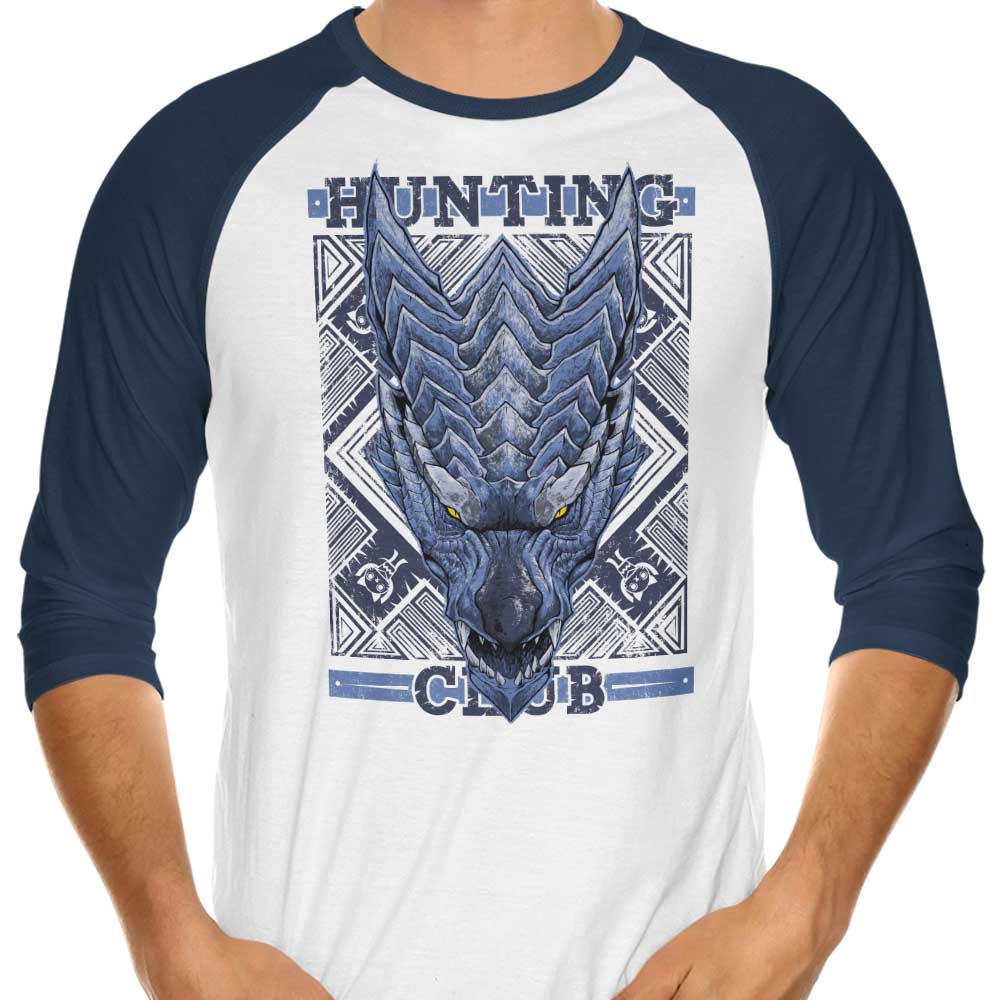 Hunting Club Lunagaron 3/4 Sleeve Raglan Style Men's and Women's Casual T-Shirt