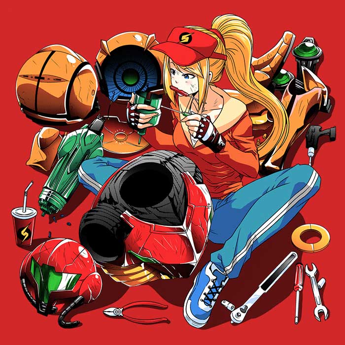 Men's Samus Repairing Apparel Collection by Coinbox Tees