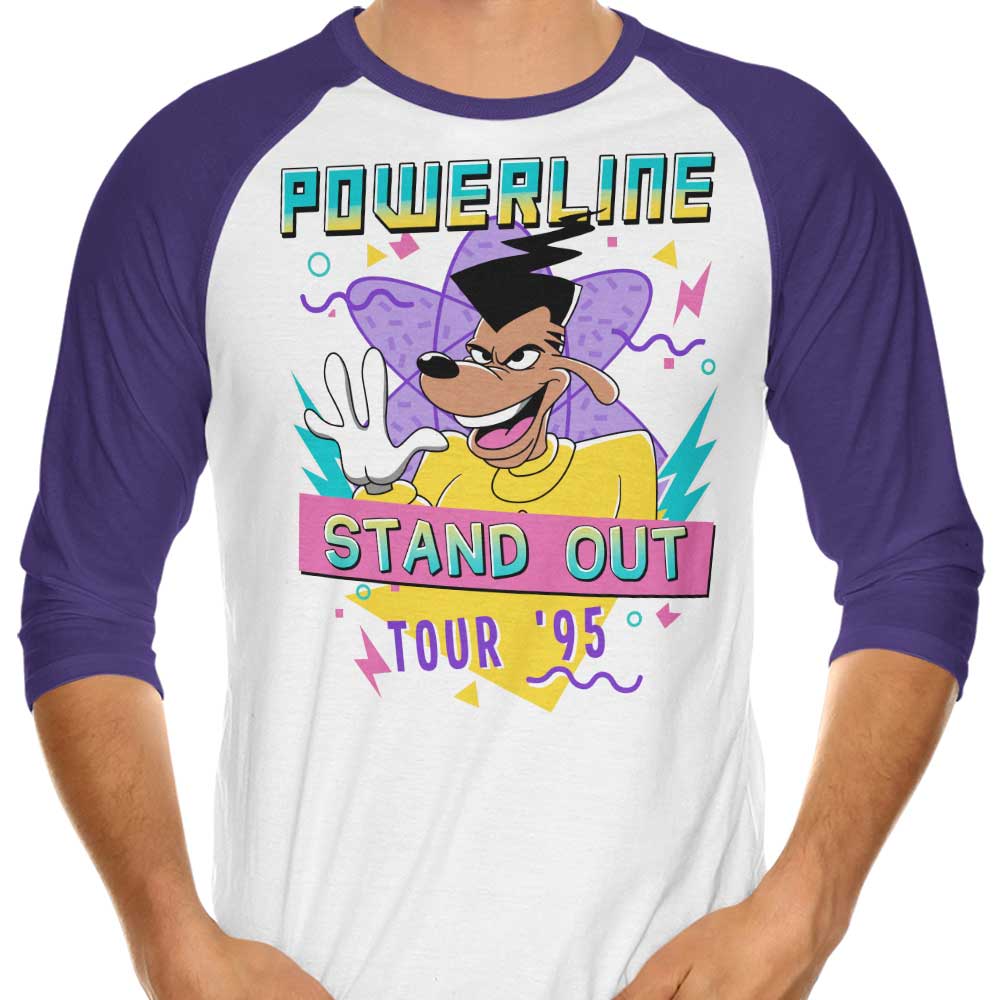 Eye-Catching '95 Tour 3/4 Sleeve Raglan T-Shirt