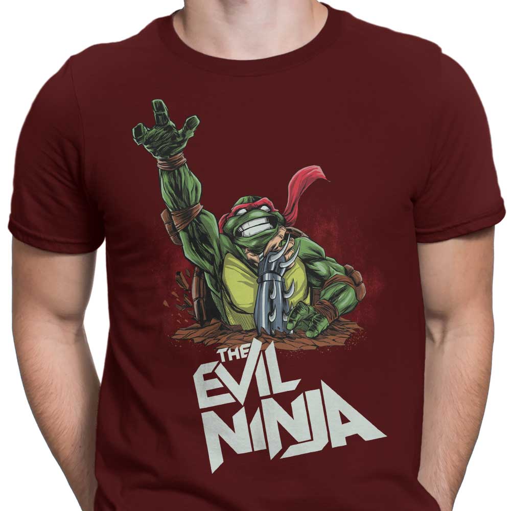 Zascanauta's Men's Evil Ninja T-Shirts in Various Sizes