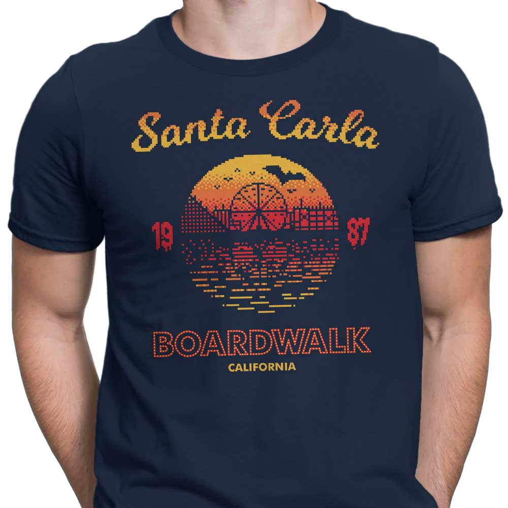 Stationjack's Santa Carla Sunset Men's Fashionable T - Shirts