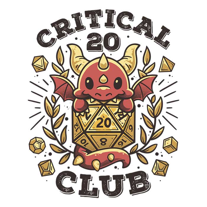Snouleaf's Critical 20 Club Three - Quarter Sleeve Raglan Style T - Shirt for Fashion Lovers