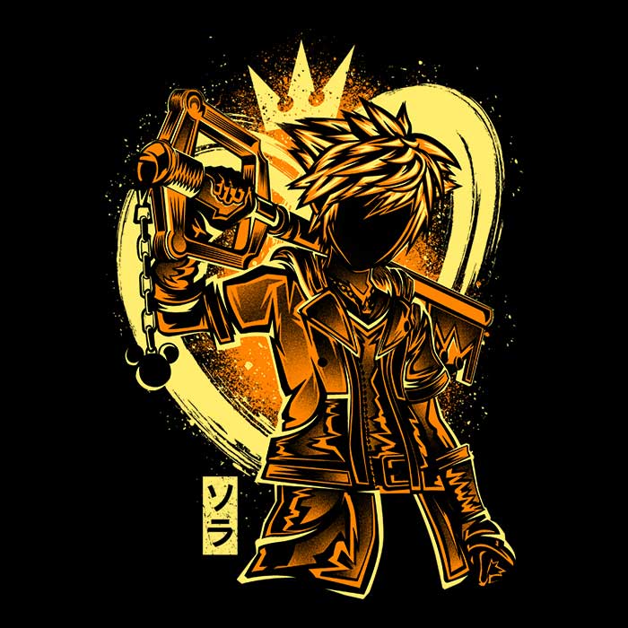 Men's Keyblade Silhouette Fashion Apparel