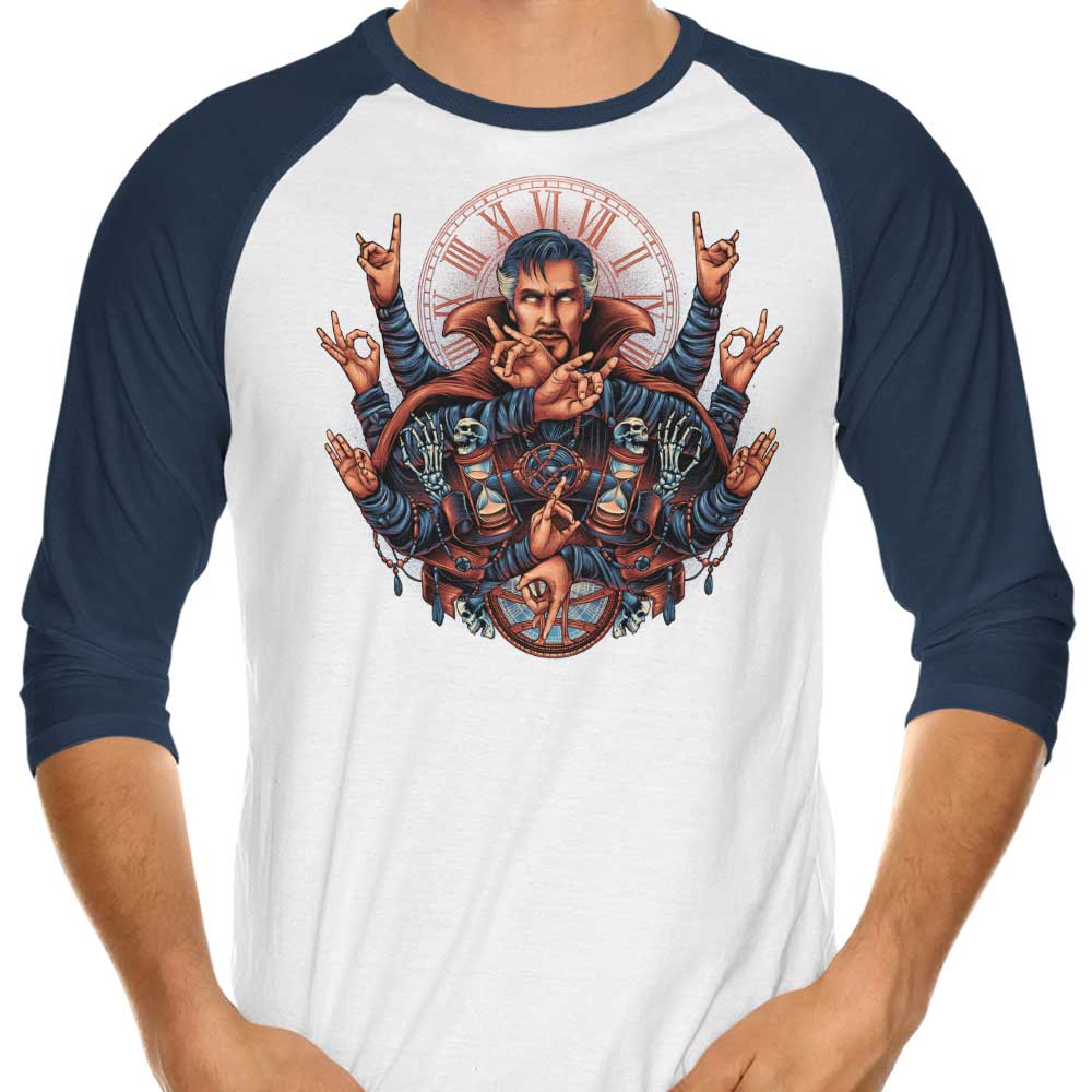 Unique 'Strange Magic' 3/4 Sleeve Raglan Style T-Shirt for Fashion Enthusiasts