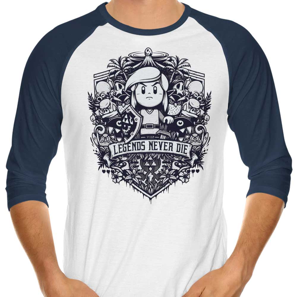 StudioM6's Awakening Legends 3/4 Sleeve Raglan Style T-Shirt for a Stylish Look