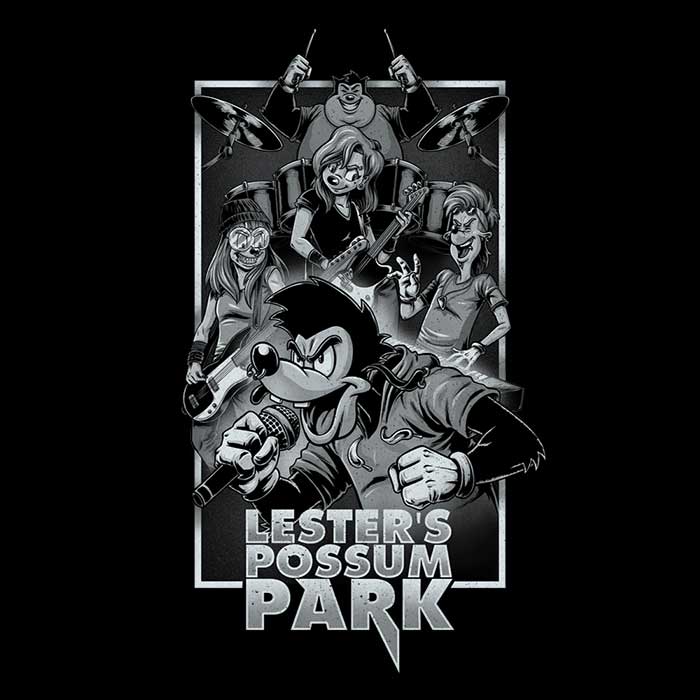 Possum Park Three - Quarter Sleeve Raglan Style T - Shirt for Everyday Wear