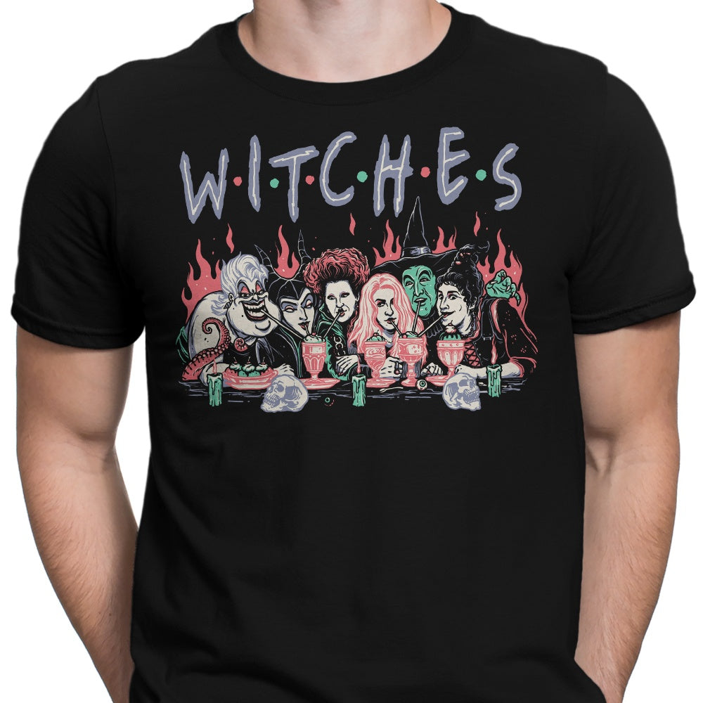 Men's Witches-themed Apparel: T-Shirts in Various Sizes