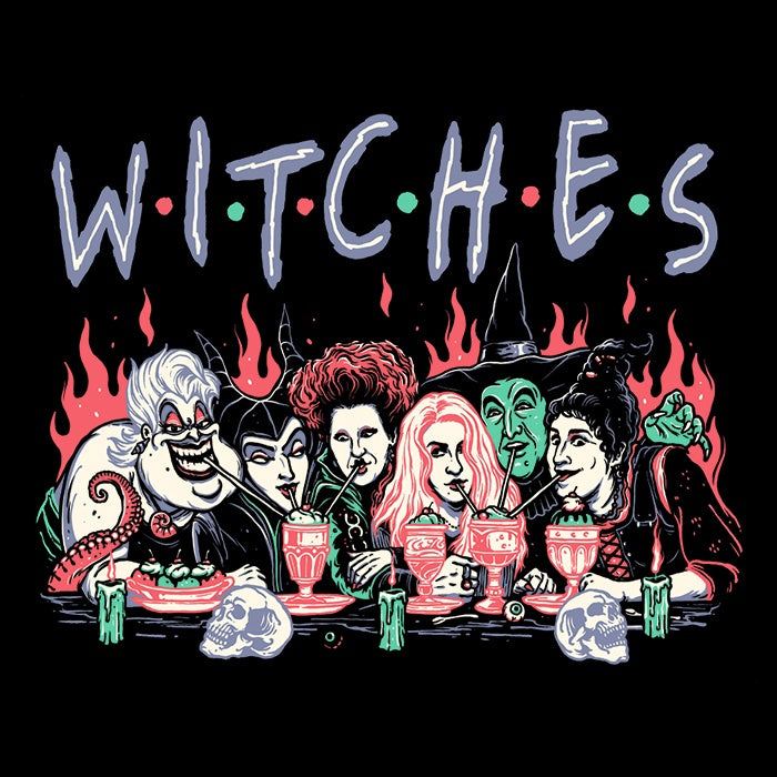 Men's Witches-themed Apparel: T-Shirts in Various Sizes