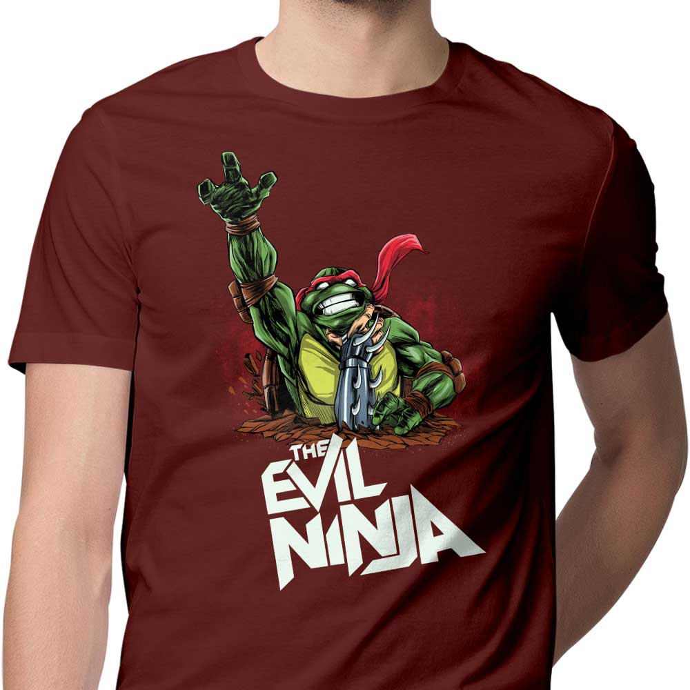 Zascanauta's Men's Evil Ninja T-Shirts in Various Sizes