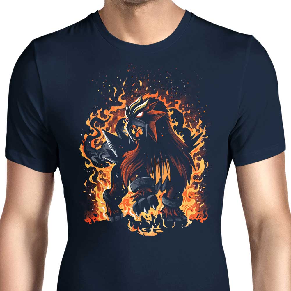 The Fierce Roaring Flames Beast - Stylish Men's Clothing Apparel