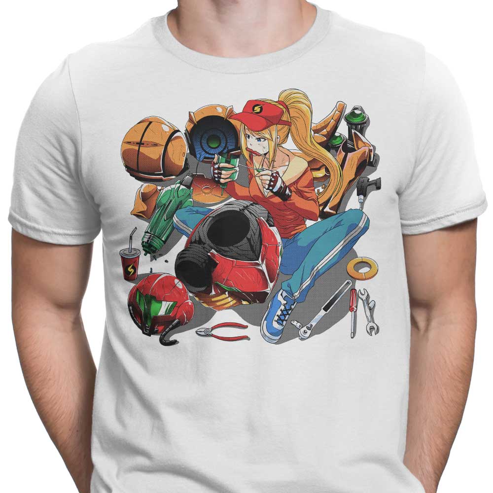 Men's Samus Repairing Apparel Collection by Coinbox Tees