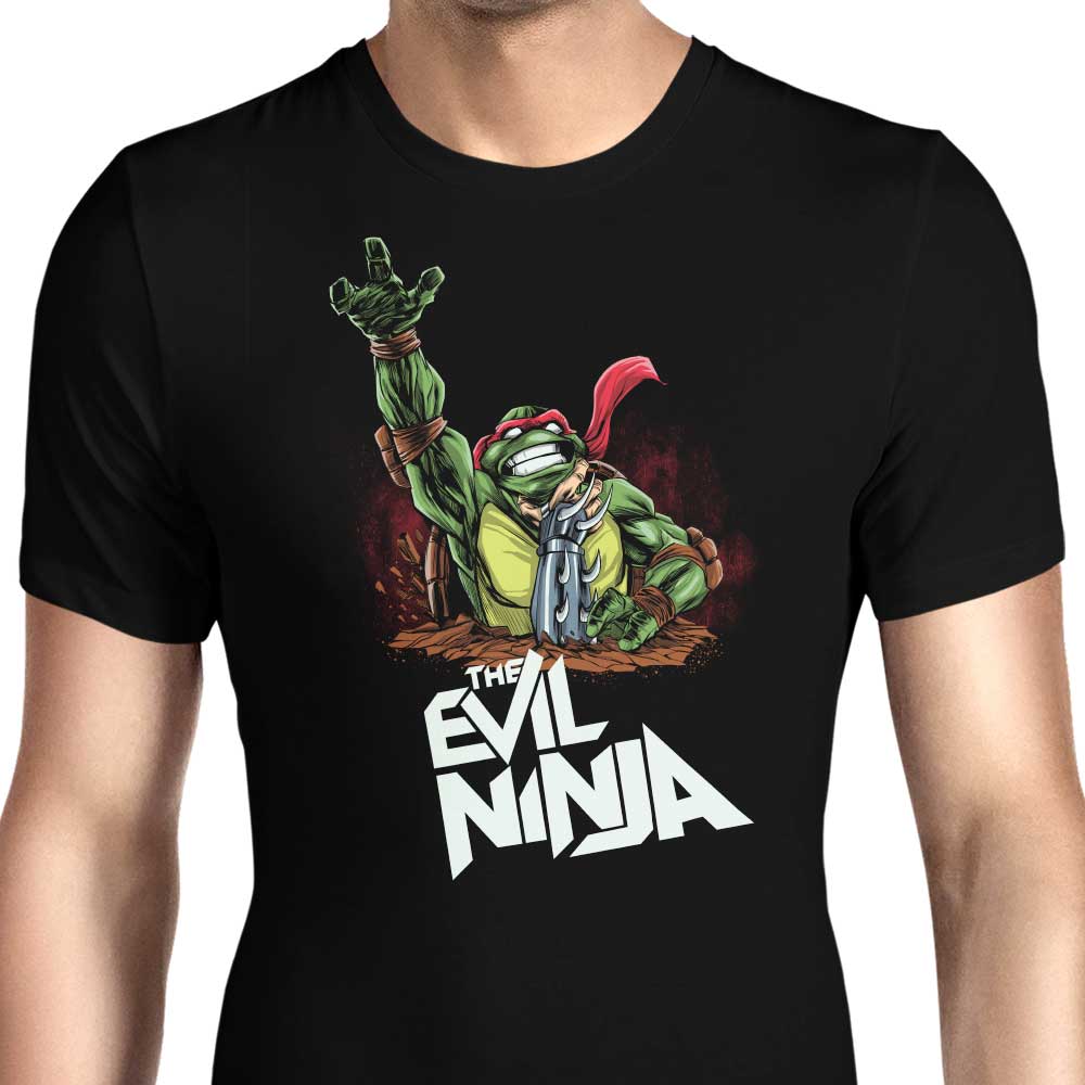Zascanauta's Men's Evil Ninja T-Shirts in Various Sizes