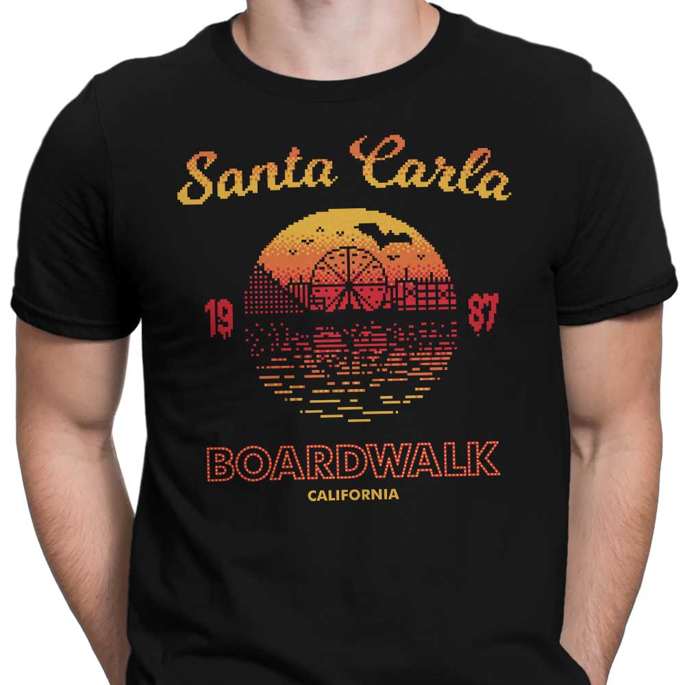 Stationjack's Santa Carla Sunset Men's Fashionable T - Shirts