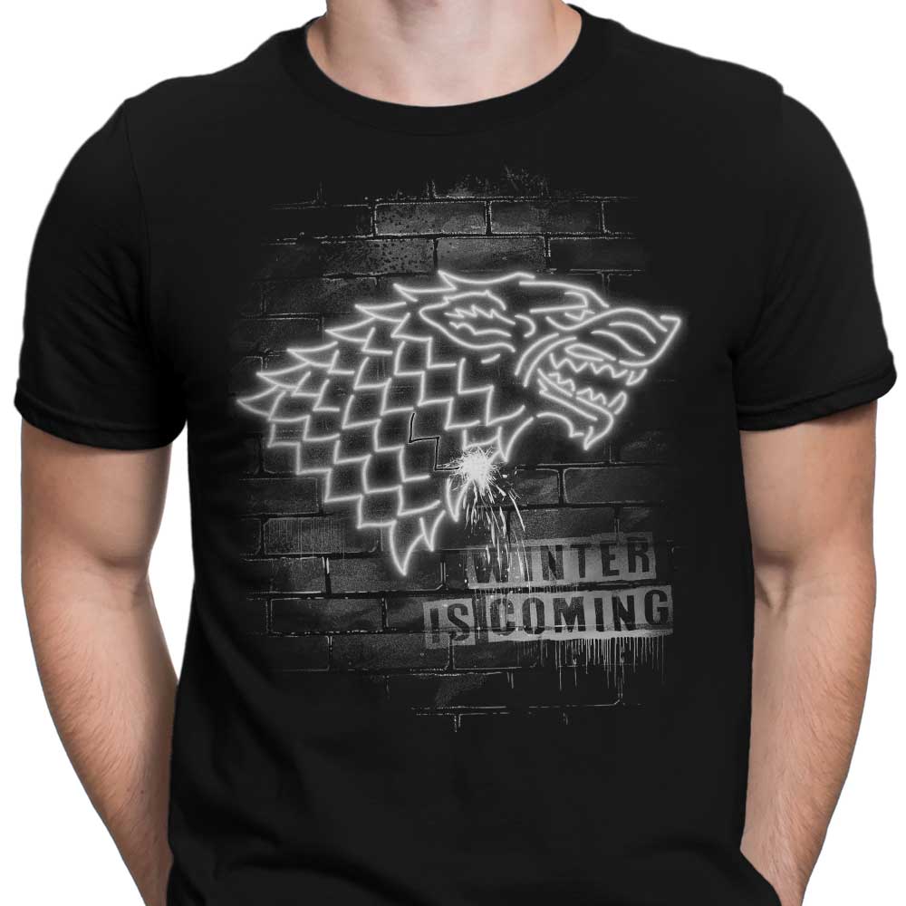 Stylish Neon Wolf Men's Clothing Apparel