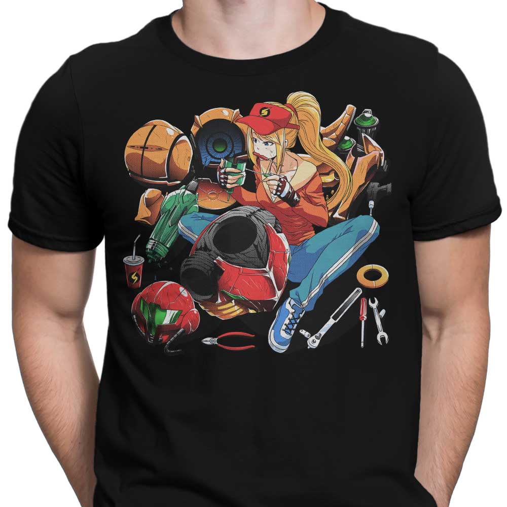 Men's Samus Repairing Apparel Collection by Coinbox Tees