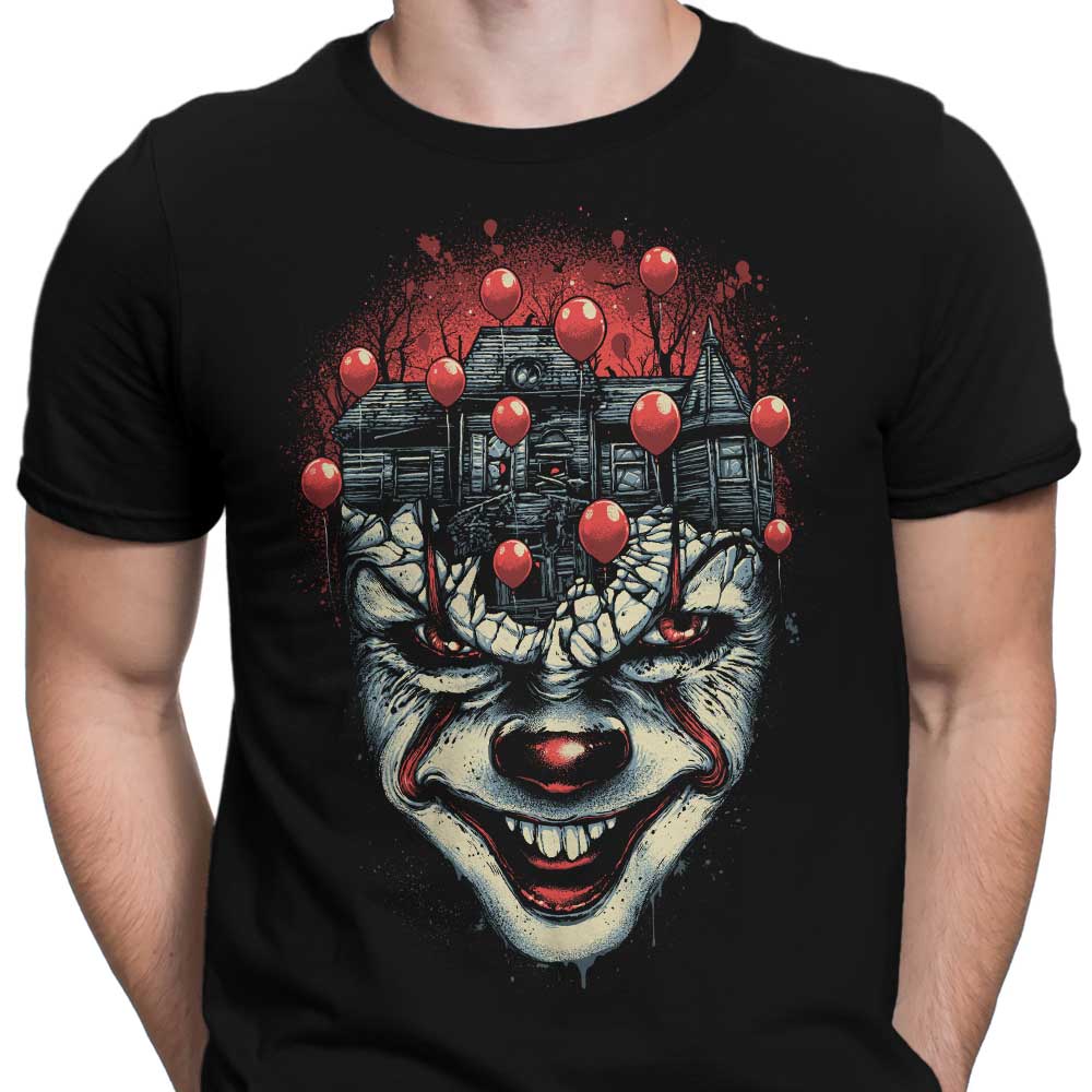 Stylish Red Balloons Men's Apparel - T-Shirts in Various Sizes