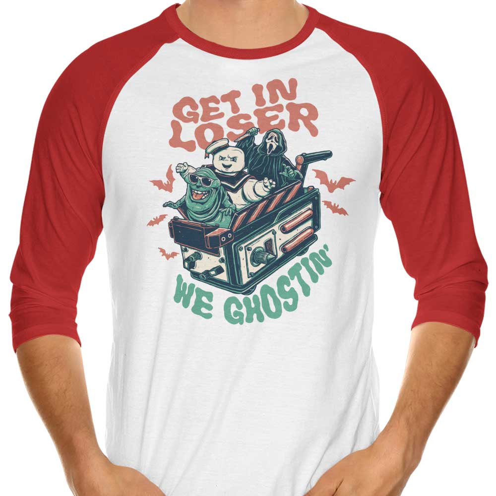 Momma Gorilla's 'We Ghostin' 3/4 Sleeve Raglan Stylish T-Shirt