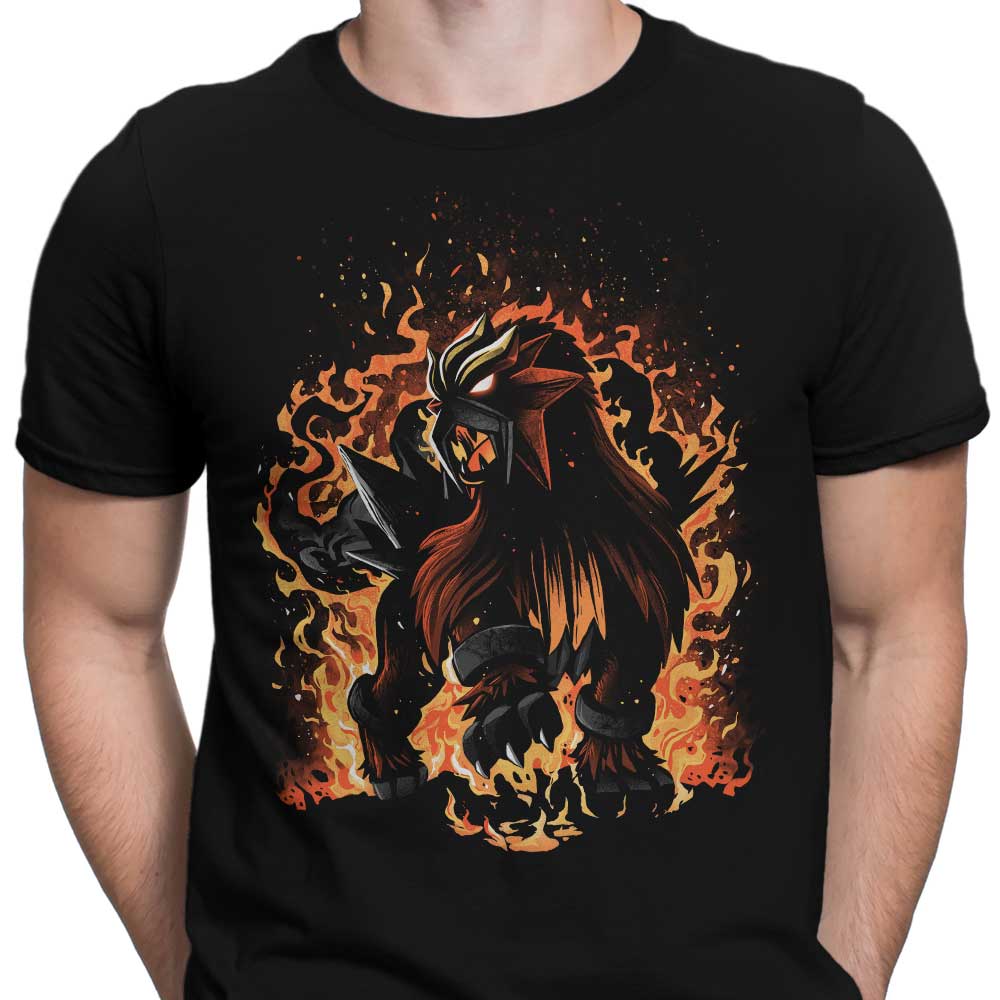 The Fierce Roaring Flames Beast - Stylish Men's Clothing Apparel