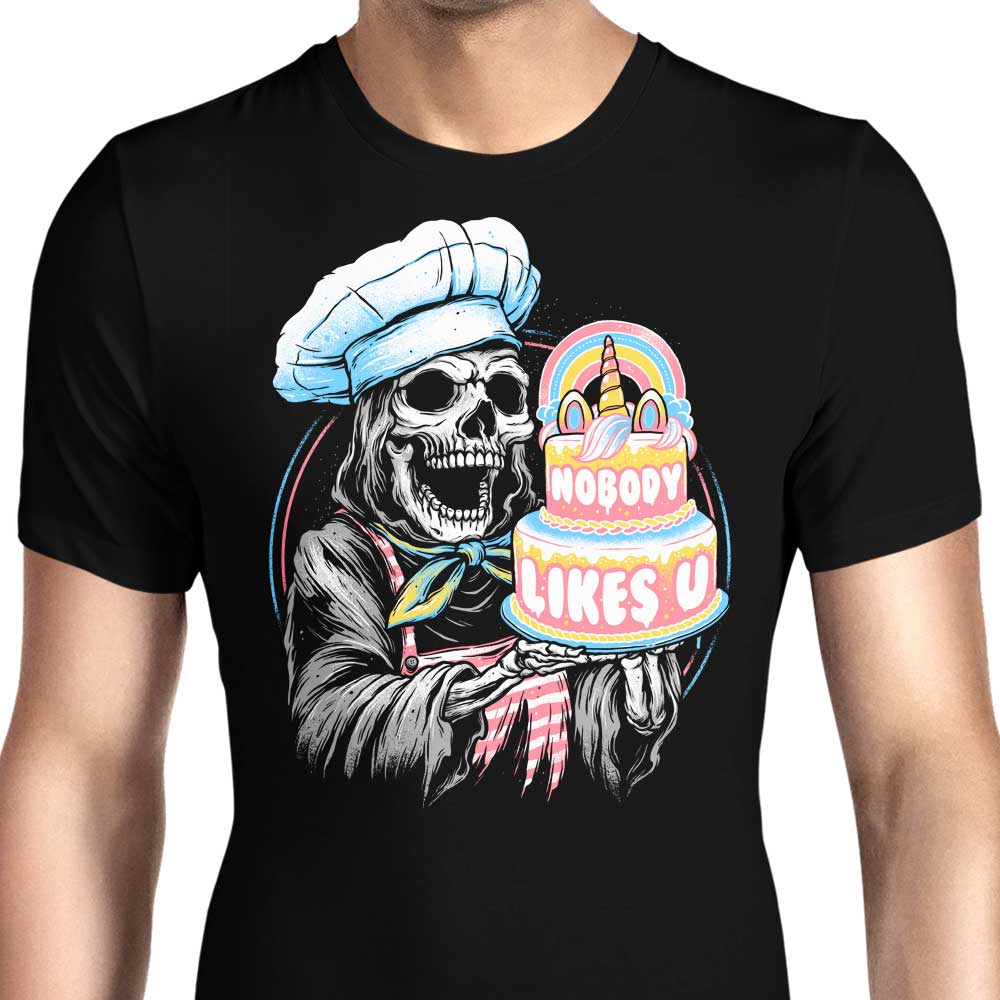 Glitchygorilla's Doom Cake Men's T-Shirts in Various Sizes