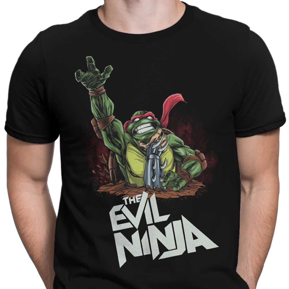 Zascanauta's Men's Evil Ninja T-Shirts in Various Sizes
