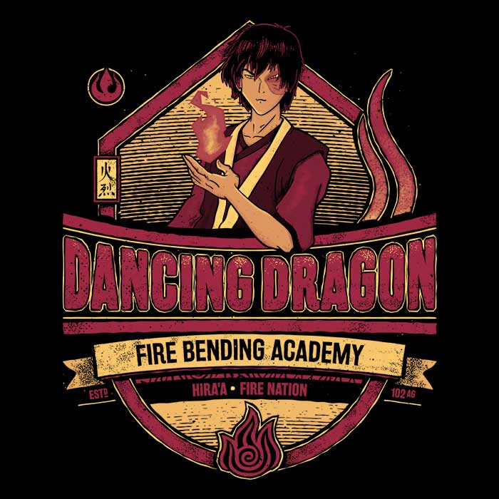 Dancing Dragon Men's Fashion Apparel - T-Shirts and Premium T-Shirts