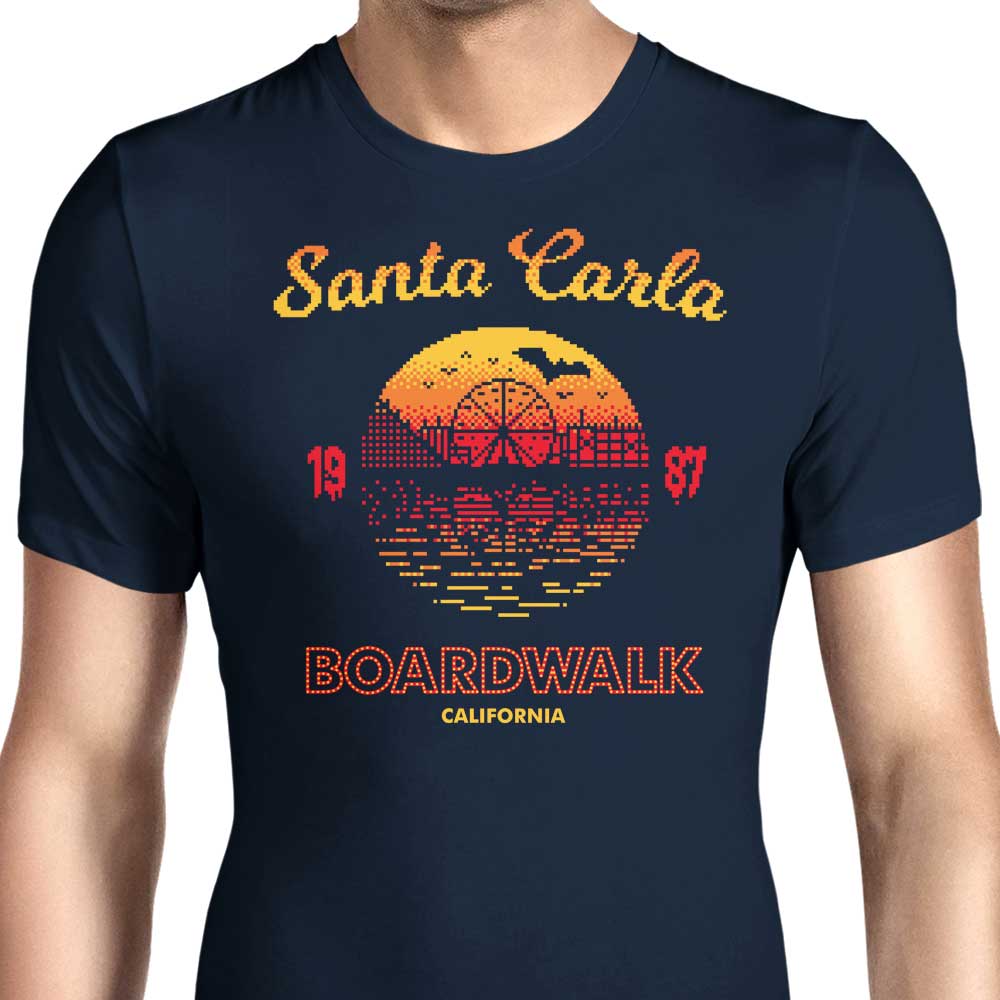 Stationjack's Santa Carla Sunset Men's Fashionable T - Shirts