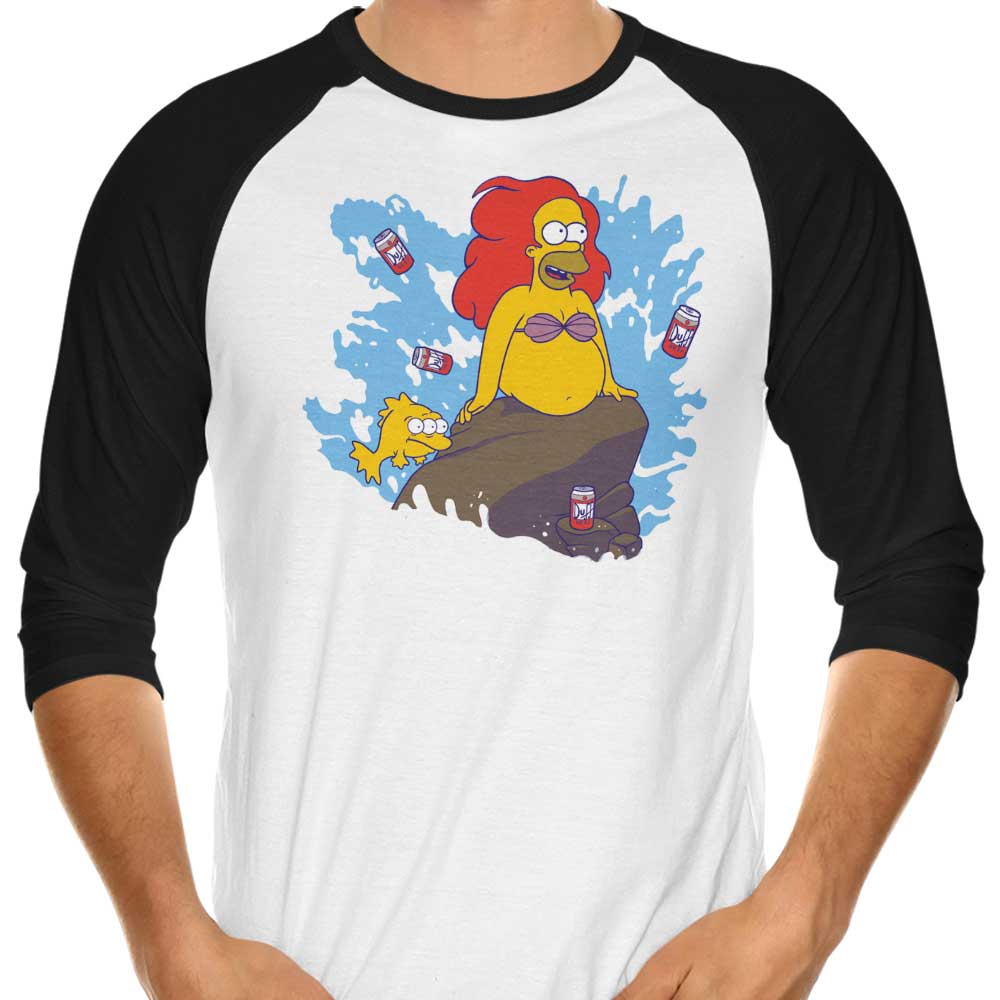 Leepianti's Charming Little Beerman 3/4 Sleeve Raglan T - Shirt