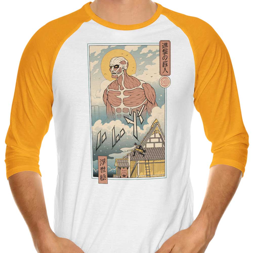 XENOS Edo Titan 3/4 Sleeve Raglan Stylish T-Shirt
