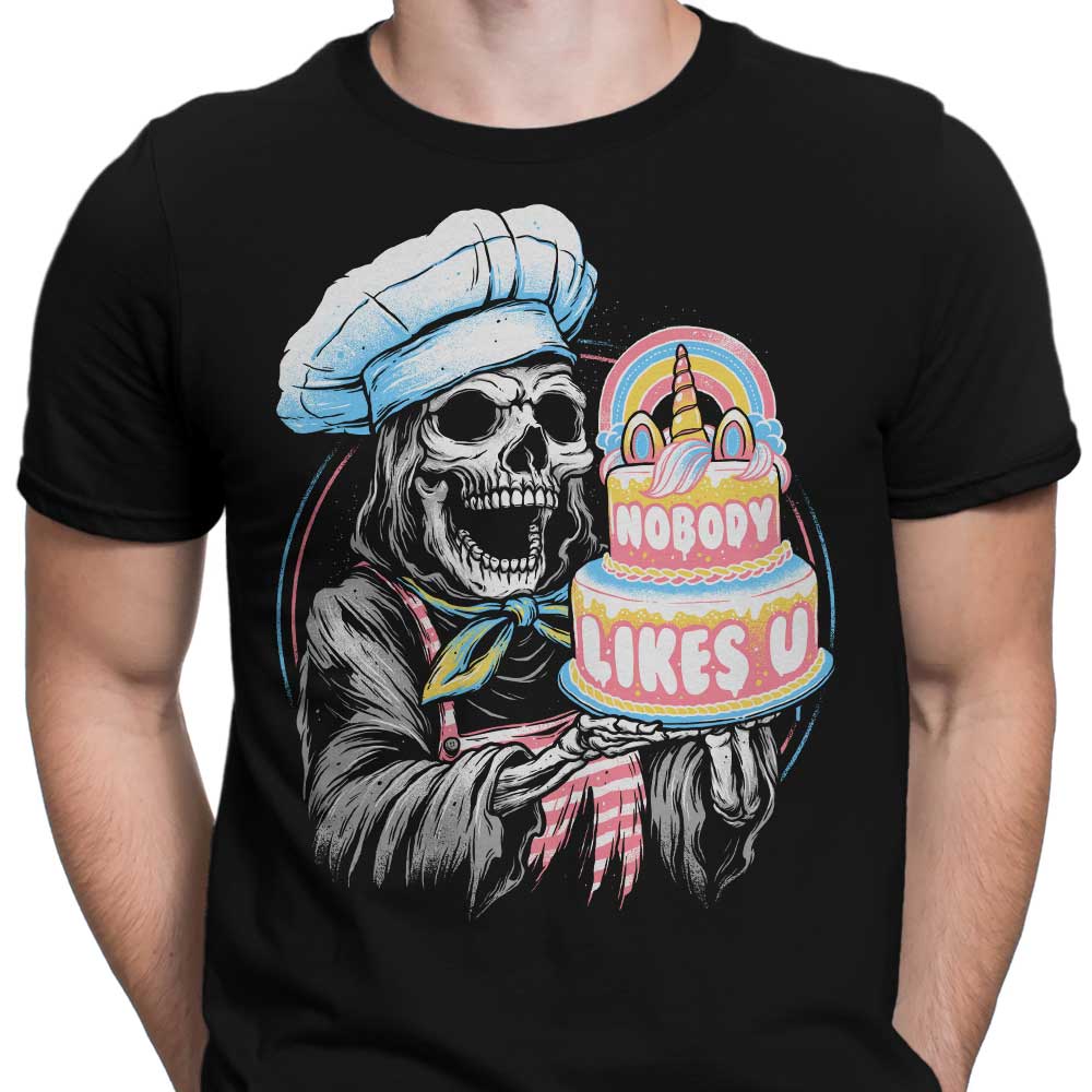 Glitchygorilla's Doom Cake Men's T-Shirts in Various Sizes