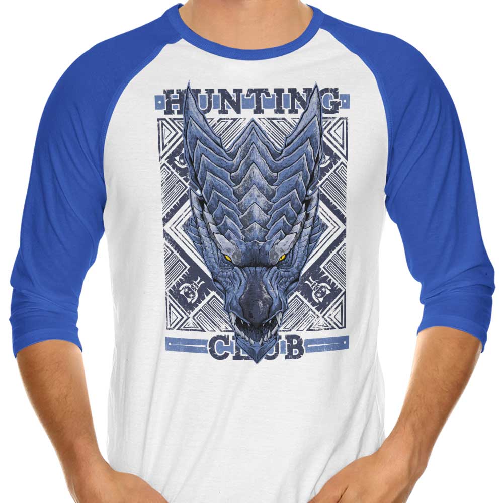 Hunting Club Lunagaron 3/4 Sleeve Raglan Style Men's and Women's Casual T-Shirt