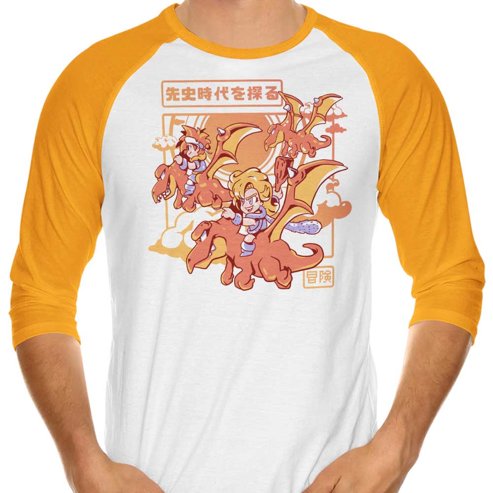 Adventure Awaits - 3/4 Sleeve Raglan Sketchdemao T-Shirt