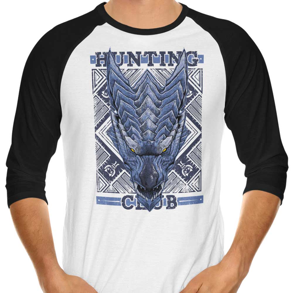 Hunting Club Lunagaron 3/4 Sleeve Raglan Style Men's and Women's Casual T-Shirt