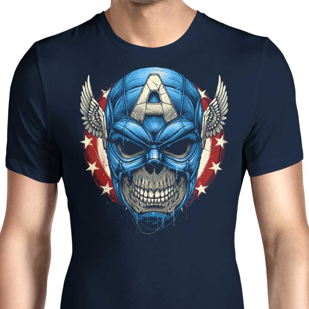 Men's Star Spangled Skull Apparel - T-Shirts in Various Sizes