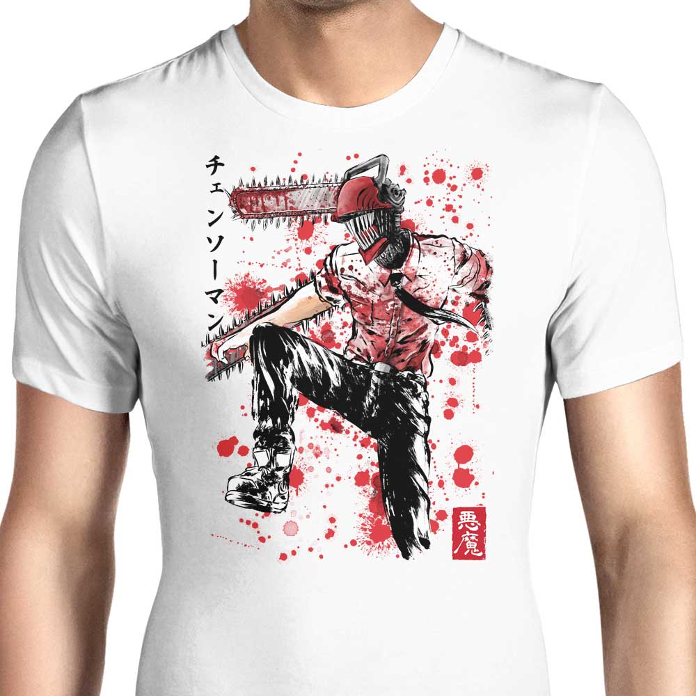 Dr. Monekers' Chainsaw Sumi-e Men's Stylish Apparel
