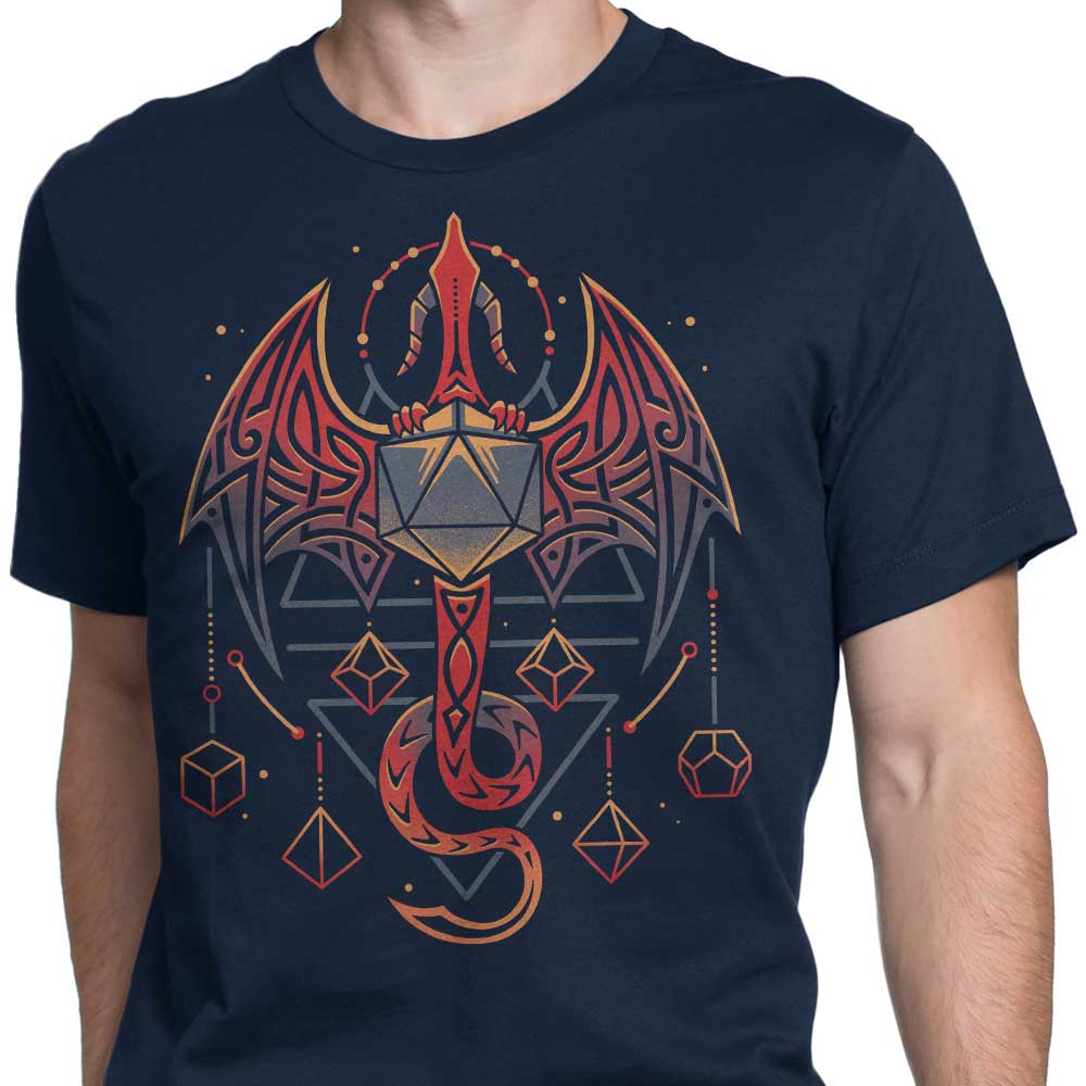Celtic Dragon Dice-themed Men's Clothing Apparel
