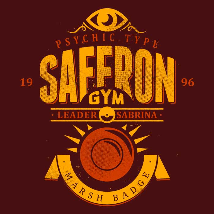 Azafran's Saffron City Gym 3/4 Sleeve Raglan Stylish T-Shirt