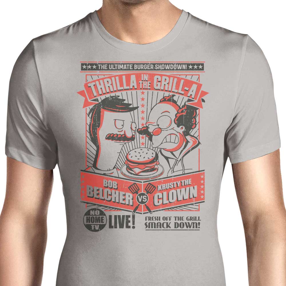 Deep Fried Art's Thrilla in the Grill-a Men's Comfortable Apparel