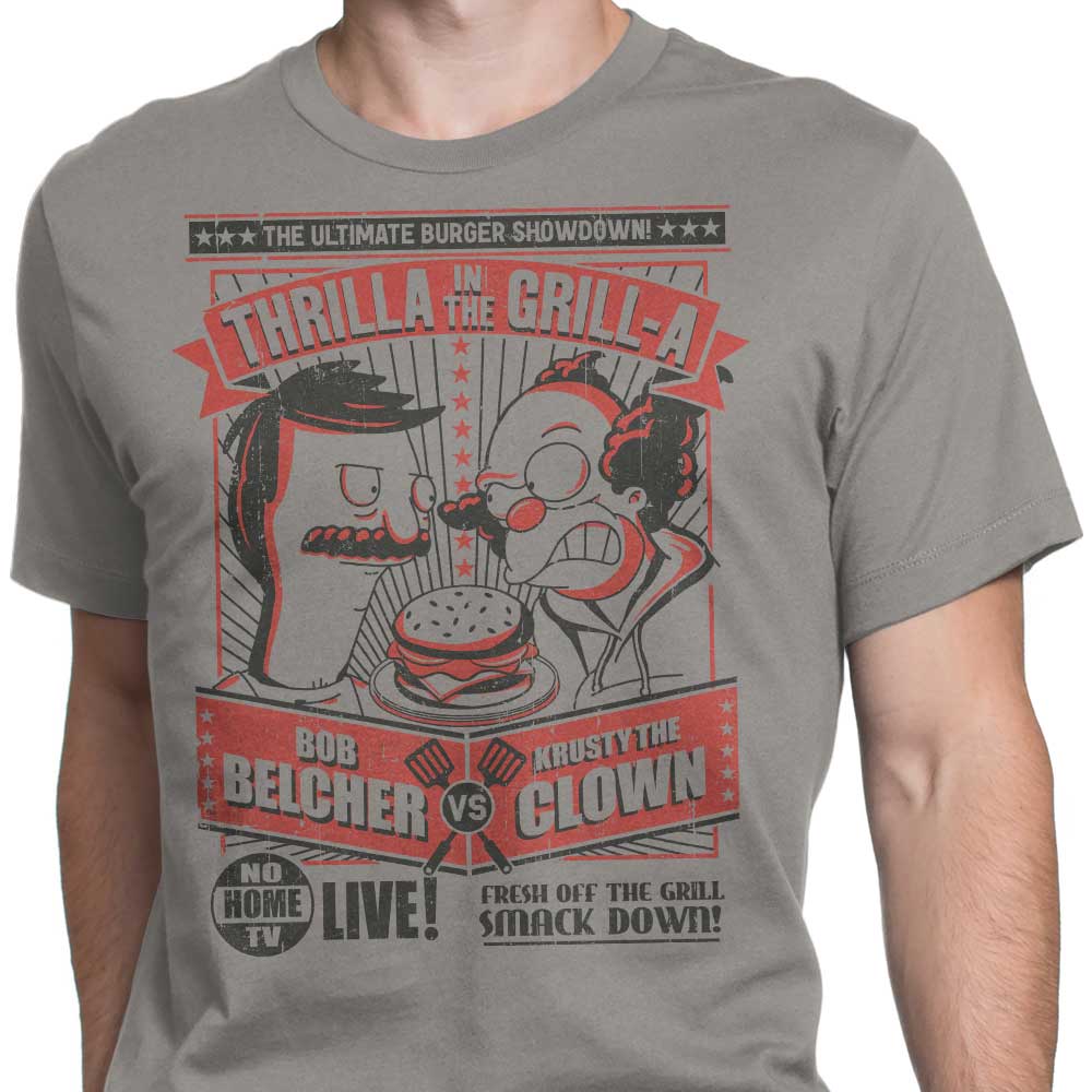 Deep Fried Art's Thrilla in the Grill-a Men's Comfortable Apparel